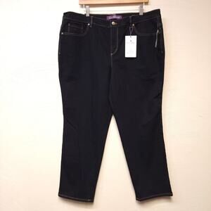 Gloria Vanderbilt Jeans Blue Denim Size 18WS Short Inseam 26 Womens Pants 2022